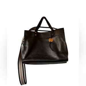 🆕Margot  New York Black Leather Casey Tote bag